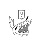 代わりに伝えるイヌ（個別スタンプ：3）