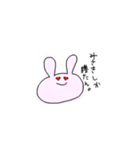 (   ◜▿◝ )♡♡（個別スタンプ：3）