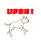 雑種犬スタンプ 白（個別スタンプ：18）