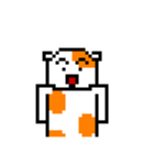 ドット絵ハムスタースタンプ（個別スタンプ：3）
