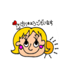 かみちゃんの毎日あいさつ（個別スタンプ：1）