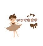 バレリーナちゃん(敬語)（個別スタンプ：15）