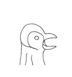 ペンギンのつもりで描いた動物スタンプ（個別スタンプ：6）
