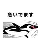 ペンギンのつもりで描いた動物スタンプ（個別スタンプ：14）