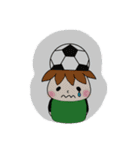 サッカーサポータースタンプ(緑)（個別スタンプ：16）