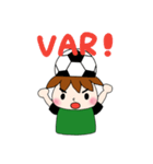サッカーサポータースタンプ(緑)（個別スタンプ：19）