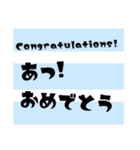 誕生日＆お祝いスタンプ  30才～50才（個別スタンプ：27）