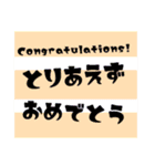 誕生日＆お祝いスタンプ  30才～50才（個別スタンプ：28）