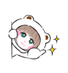 実は猫さん2（個別スタンプ：1）