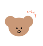 くまのえもじ。（個別スタンプ：8）