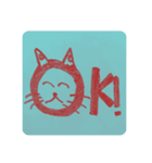リアクション キャット（個別スタンプ：5）
