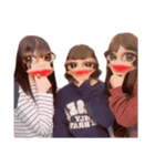 もんちっち3人姉妹（個別スタンプ：13）