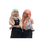 もんちっち3人姉妹（個別スタンプ：16）