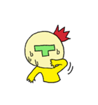 T字マン(公式スタンプ)（個別スタンプ：6）