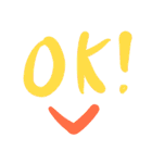 英語文字であいさつ♪（個別スタンプ：20）