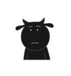 黒牛が来ました（個別スタンプ：28）