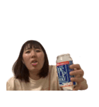 ひるねちゃんのぽやしみスタンプ（個別スタンプ：1）