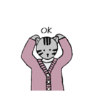 ゆるいキャットたち（個別スタンプ：8）