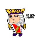 トランプ・キング（個別スタンプ：4）
