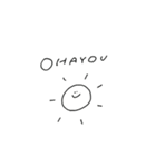 simple maru stamp（個別スタンプ：1）