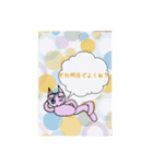 ピンクの猫さん日常スタンプ（個別スタンプ：5）