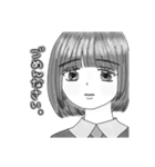 真っ白なわたし（個別スタンプ：7）
