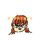クマクマりおたん（個別スタンプ：16）