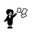 キャリアウーマンのスタンプです（個別スタンプ：4）