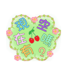 かわいいチェリーダイアログ（個別スタンプ：17）