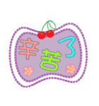 かわいいチェリーダイアログ（個別スタンプ：28）