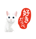 ふるさとの言葉で愛を告げる猫（個別スタンプ：15）