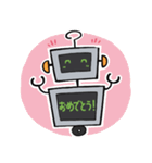 気持ちを伝えるロボットLINEスタンプ（個別スタンプ：2）