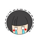 前髪ぱっつん女子の日常スタンプ（個別スタンプ：8）
