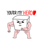 愛を伝える木綿マン（個別スタンプ：5）