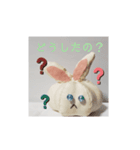 青目うさぬいと赤目うさぬい（個別スタンプ：3）
