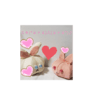青目うさぬいと赤目うさぬい（個別スタンプ：13）