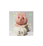 青目うさぬいと赤目うさぬい（個別スタンプ：16）