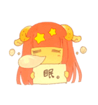 ぴんくついんてーるがーる（個別スタンプ：14）