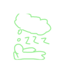 人間スタンプ(一応オリジナル)（個別スタンプ：4）