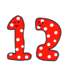 かわいい数字（個別スタンプ：12）