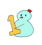 かわいい数字（個別スタンプ：18）