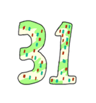 かわいい数字（個別スタンプ：31）