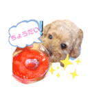 トイプードルのチャッピーさん（個別スタンプ：3）