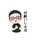働く男T3スタンプ（個別スタンプ：7）