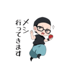働く男T3スタンプ（個別スタンプ：8）