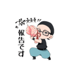 働く男T3スタンプ（個別スタンプ：16）