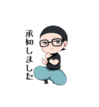 働く男T3スタンプ（個別スタンプ：24）