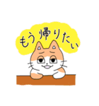 半目ねこ（個別スタンプ：1）