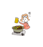 ハワイが大好きな愛美 冬バージョン（個別スタンプ：10）