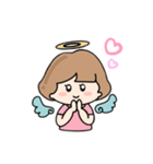 女の子(天使ちゃん②)（個別スタンプ：2）